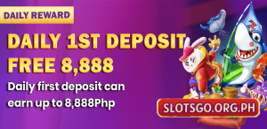 Daily First Deposit Bonus - Slotsgo Casino